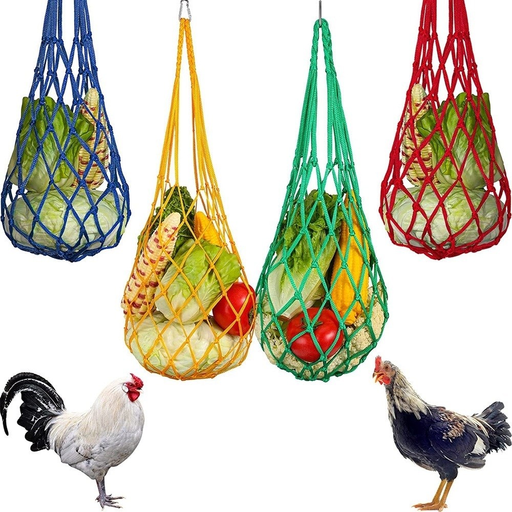 Mesh Feeder Bag - Легкоустанавливаемая нейлоновая сетчатая сумка-кормушка с крючком