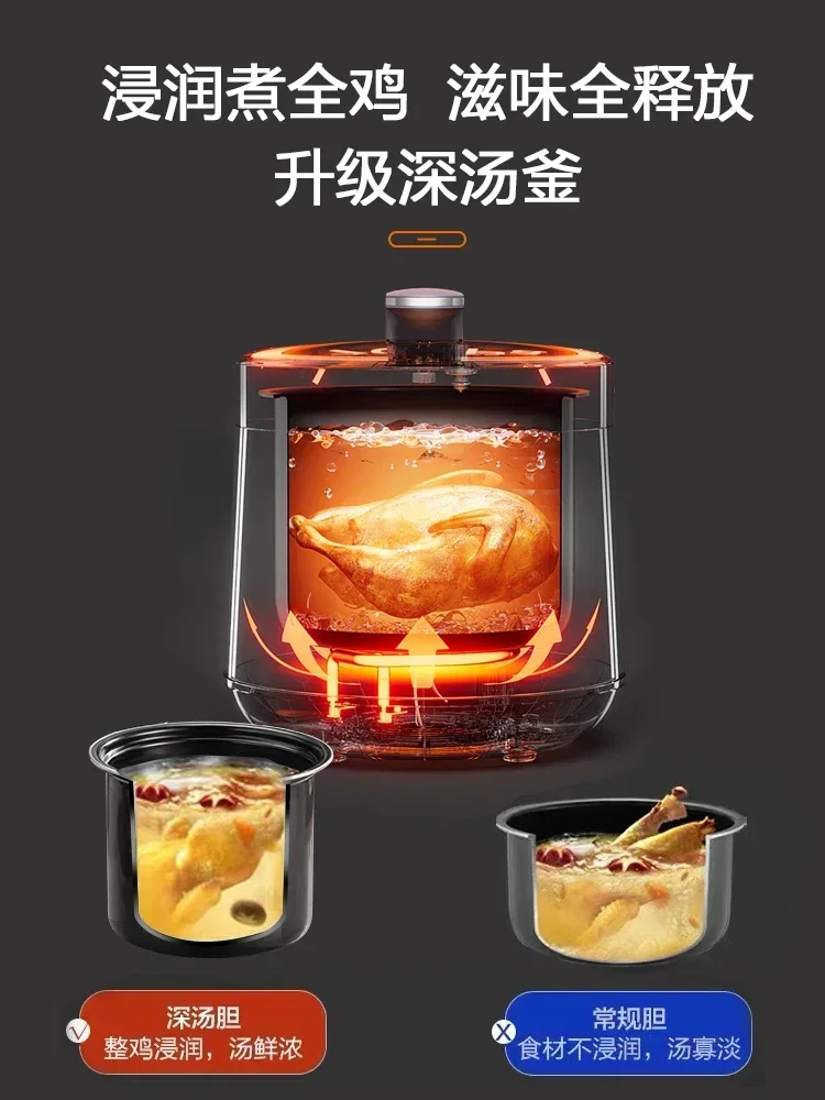 Baby Food Stew - Умная электрическая скороварка Supor 5L, 220В,