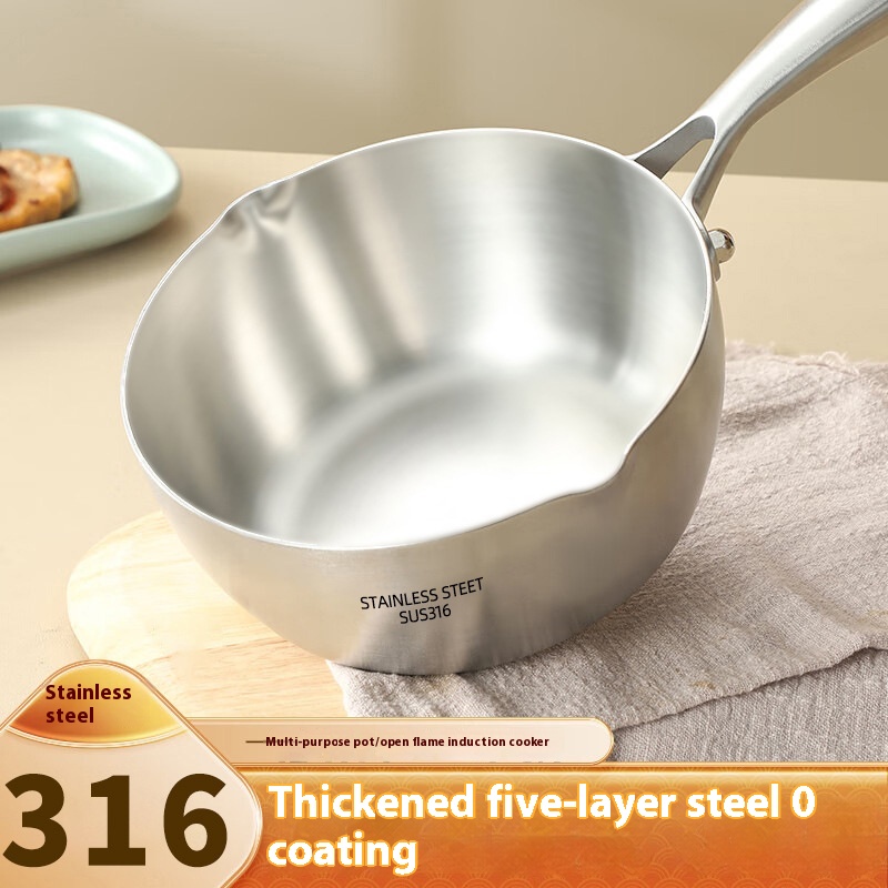 Baby Food Stew - Утолщенная кастрюля из нержавеющей стали 316,
