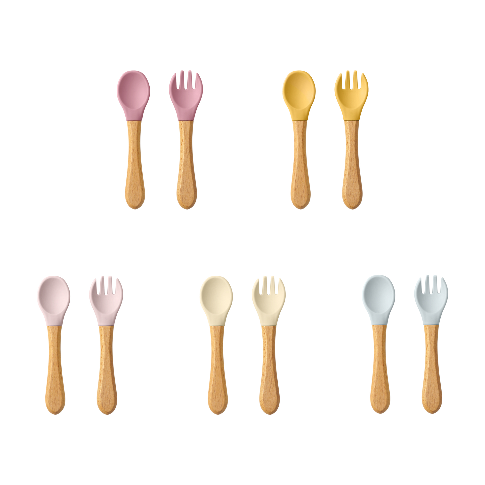 Baby Food Dispensing Spoon - 2 шт. детские обучающие ложки, набор