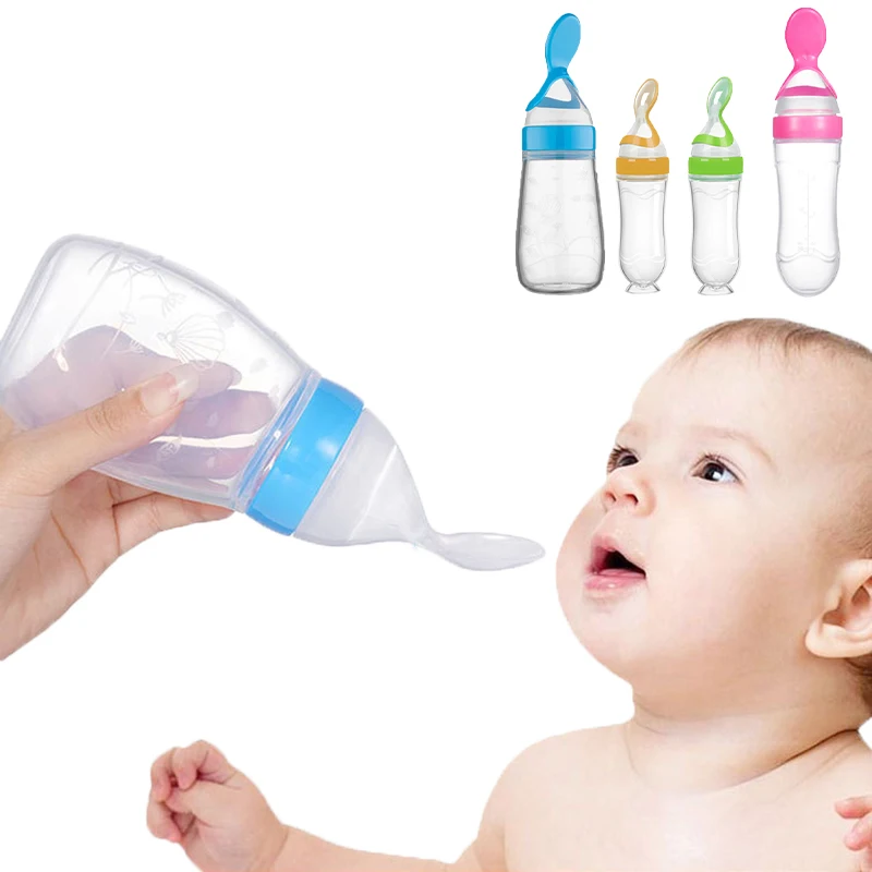 Baby Food Jars - Безопасная бутылочка для кормления ребенка, ложка,