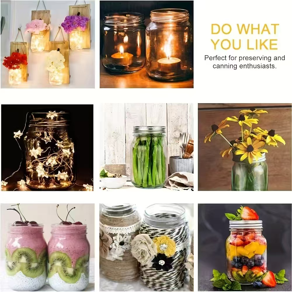 6 шт., 12 шт., 500 мл/16 унций – обзор и цена Baby Food Jars Glass