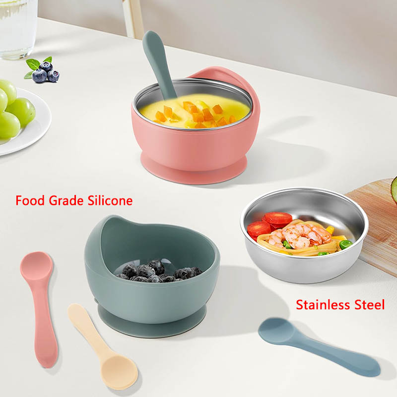 Набор из 3 предметов, миска дл – обзор и цена Baby Food Dispensing Spoon