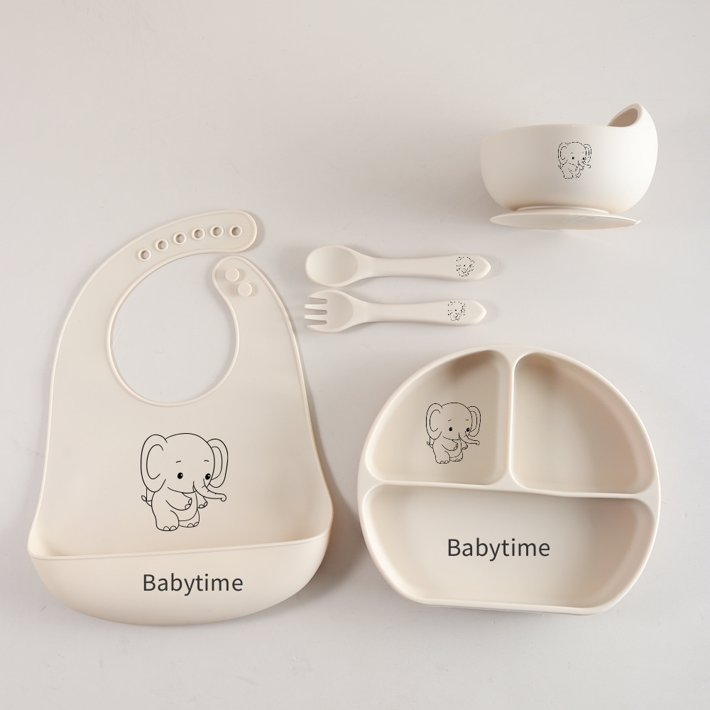 Набор детской посуды Laser Ele – обзор и цена Baby Food Weaning