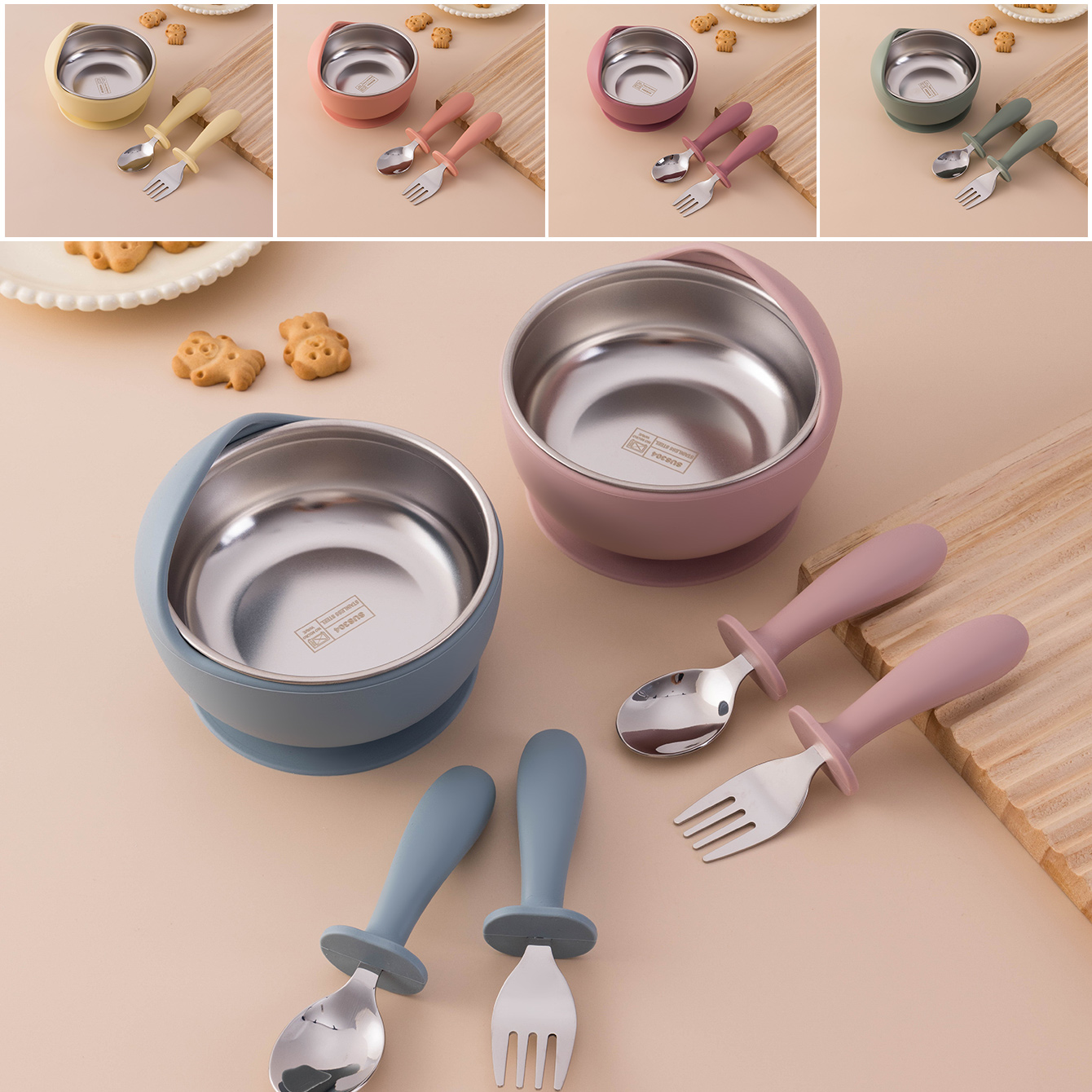 Цветной детский набор из 3 пре – обзор и цена Baby Food Dispensing Spoon