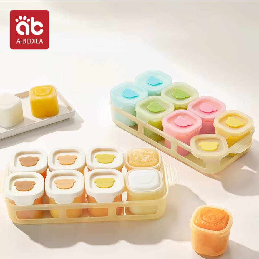 AIBEDILA Детский силиконовый к – обзор и цена Baby Food Jars Glass