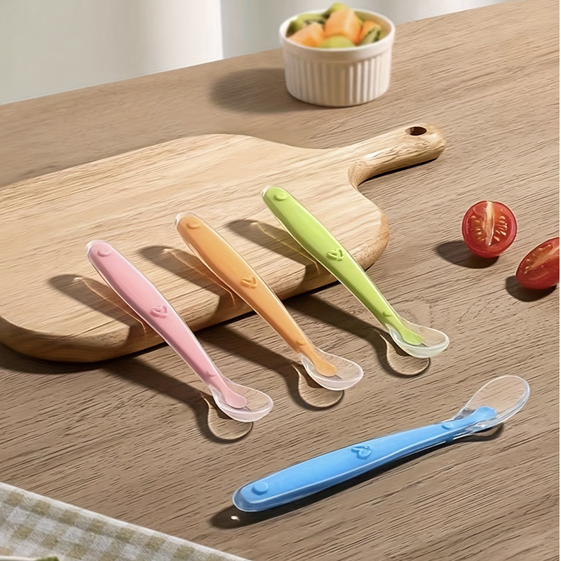 1/2 шт. Детская силиконовая ло – обзор и цена Baby Food Dispensing Spoon