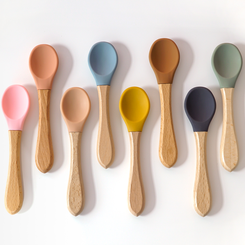 Силиконовая ложка с деревянной – обзор и цена Baby Food Dispensing Spoon